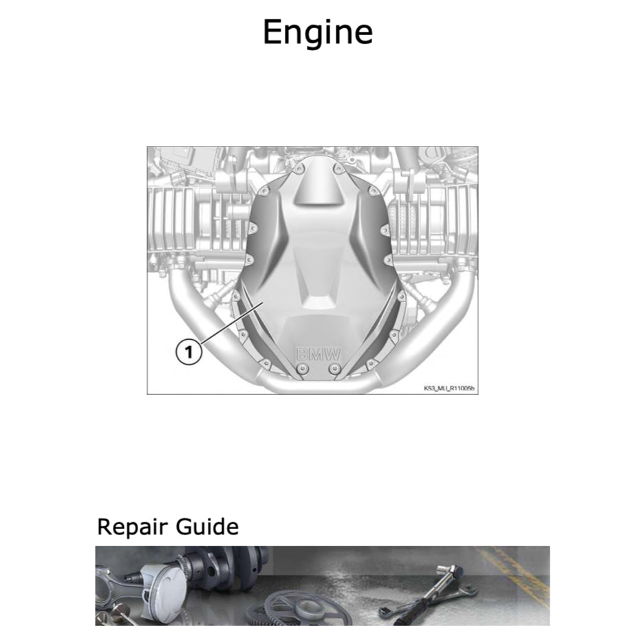 BMW R1250RS R1250 RS K54 (2018+) SERVICE WORKSHOP MANUAL + RIDER'S MANUAL