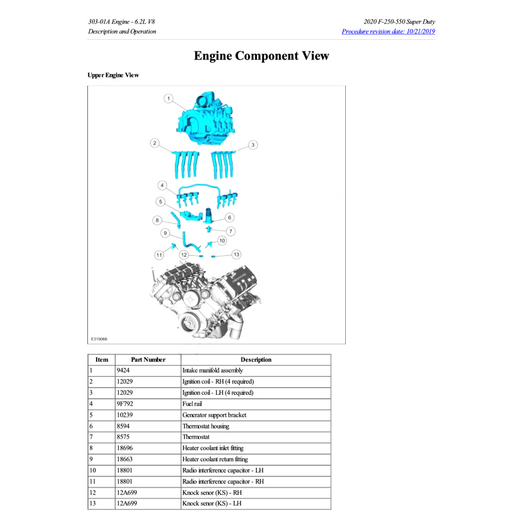 FORD F-250 F-350 SUPERDUTY P558 (2017-2022) SERVICE WORKSHOP MANUAL