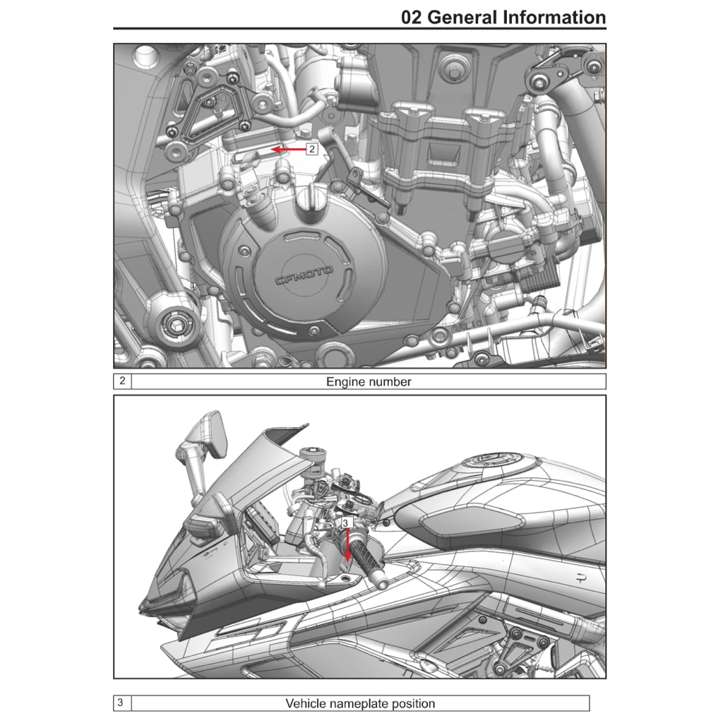 CFMOTO 675SR-R (2025+) SERVICE WORKSHOP MANUAL + OWNER'S MANUAL