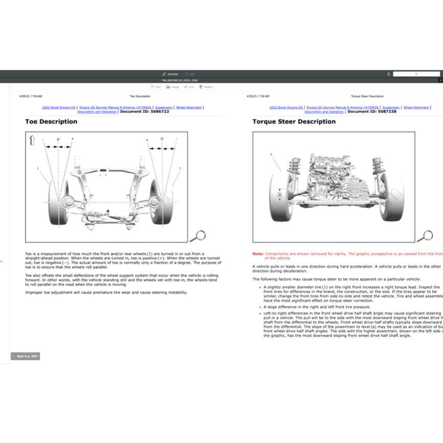 BUICK ENCORE GX (2019-2023) SERVICE WORKSHOP MANUAL