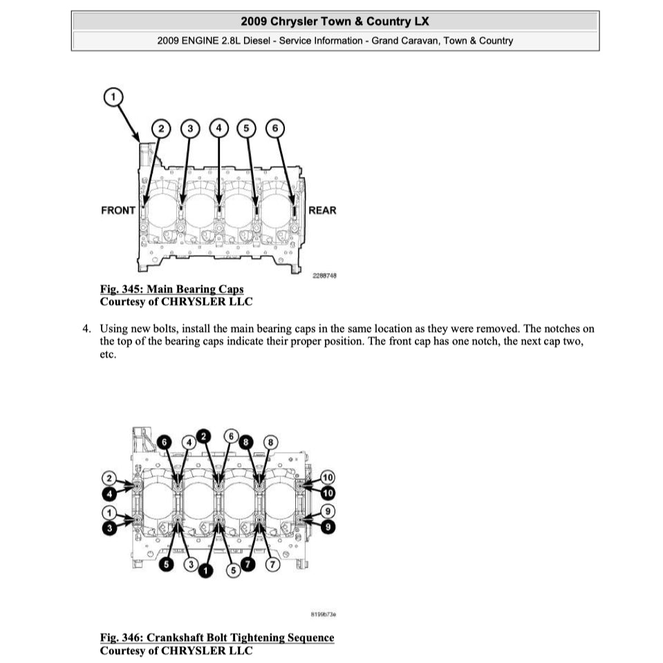 CHRYSLER VOYAGER (2008-2016) SERVICE WORKSHOP MANUAL