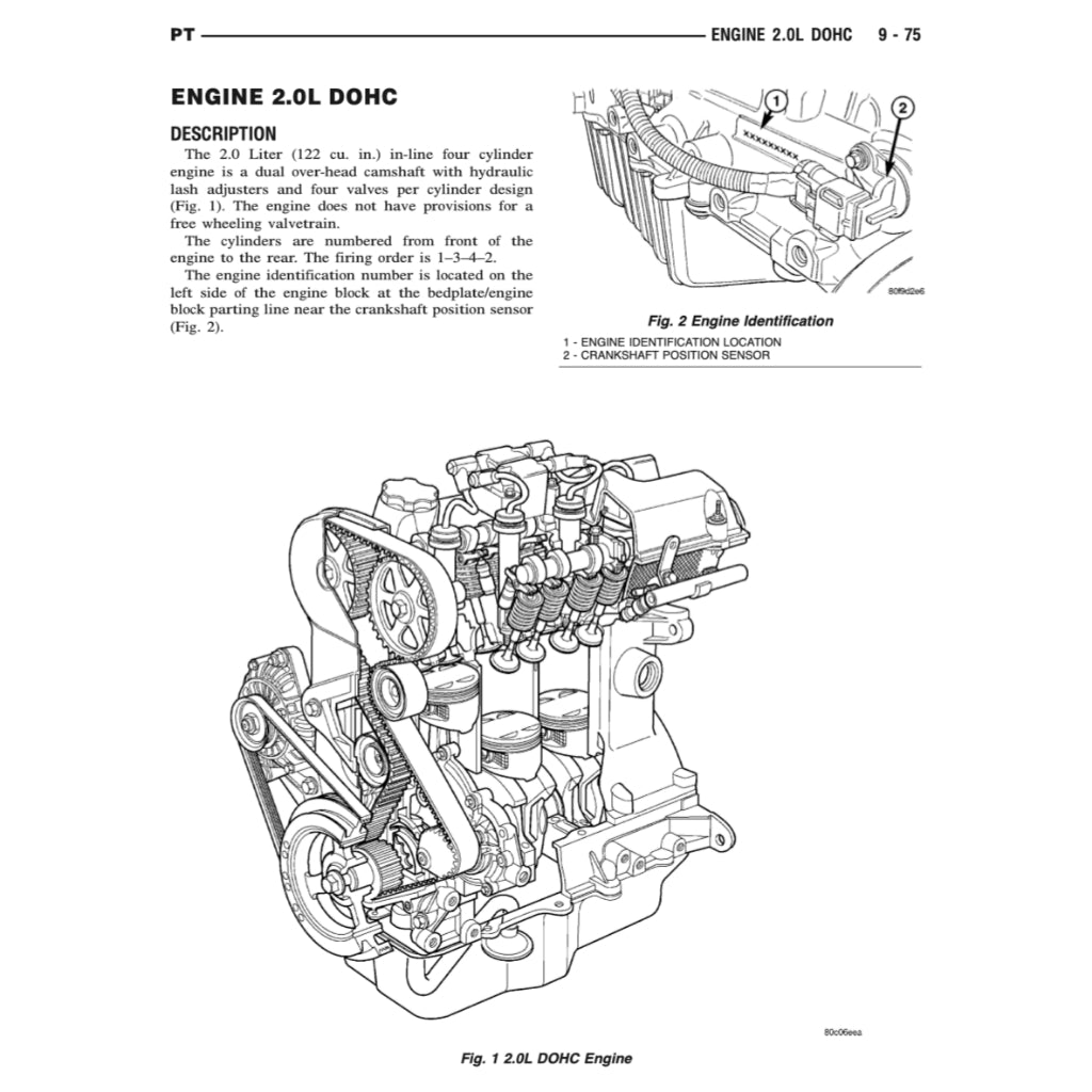 CHRYSLER PT CRUISER (2000-2010) SERVICE WORKSHOP MANUAL