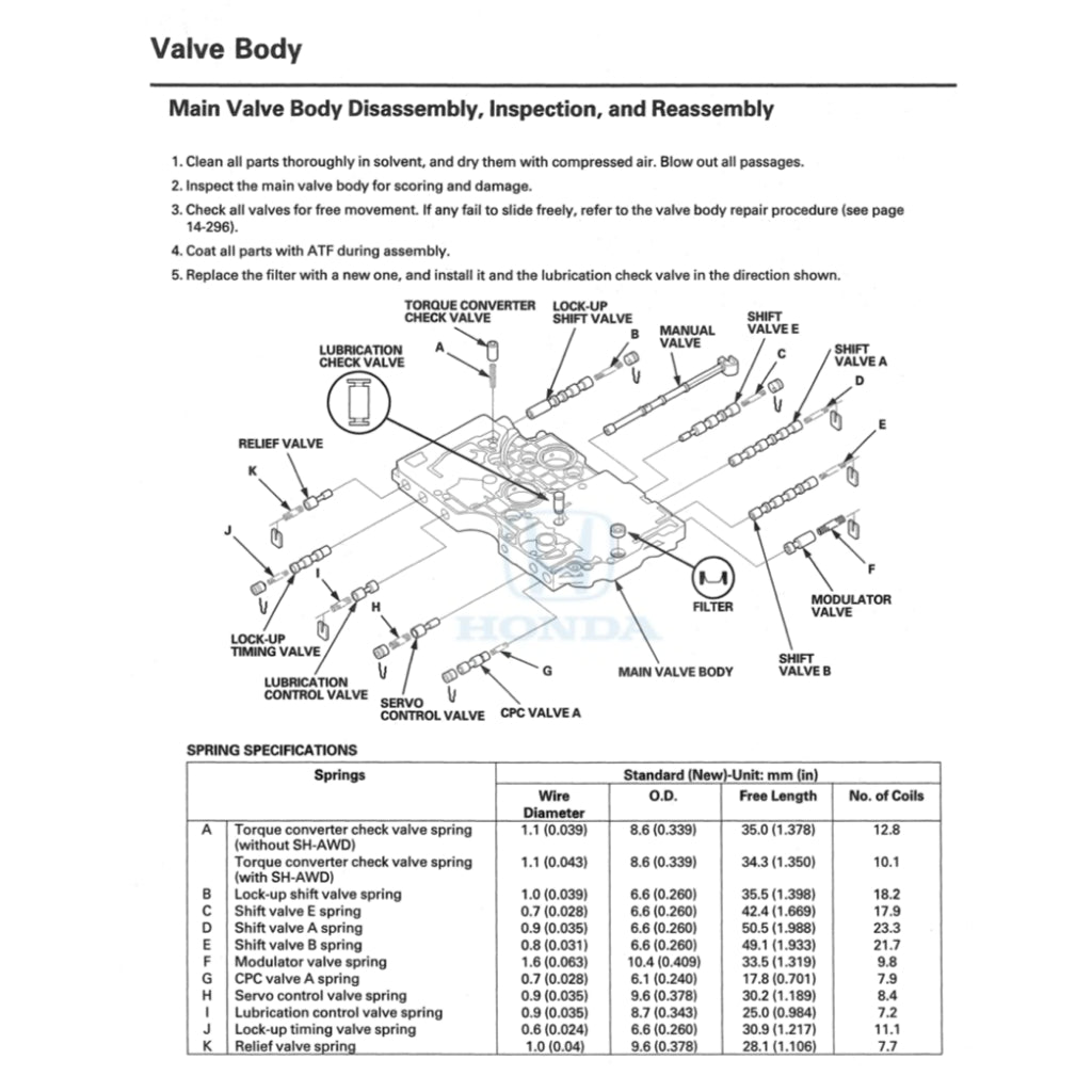 HONDA ACURA TL UA8-9 (2009-2014) SERVICE WORKSHOP MANUAL