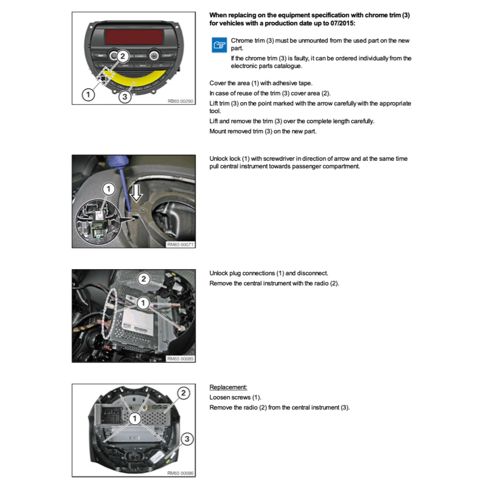 MINI COOPER F56 B38 (2013-2024) SERVICE WORKSHOP MANUAL