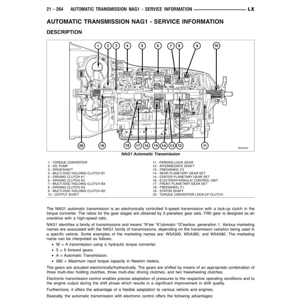 CHRYSLER 300 LX (2005-2010) SERVICE WORKSHOP MANUAL