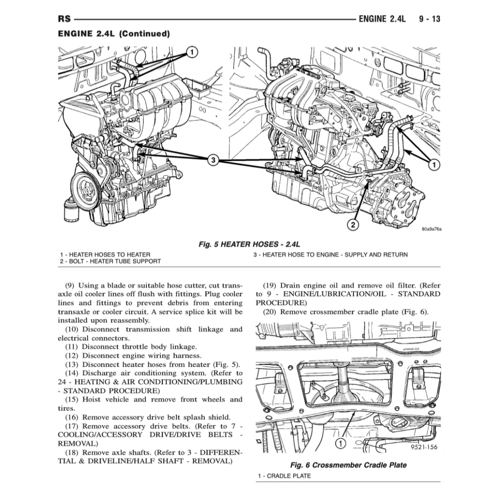 CHRYSLER VOYAGER (2000-2007) SERVICE WORKSHOP MANUAL