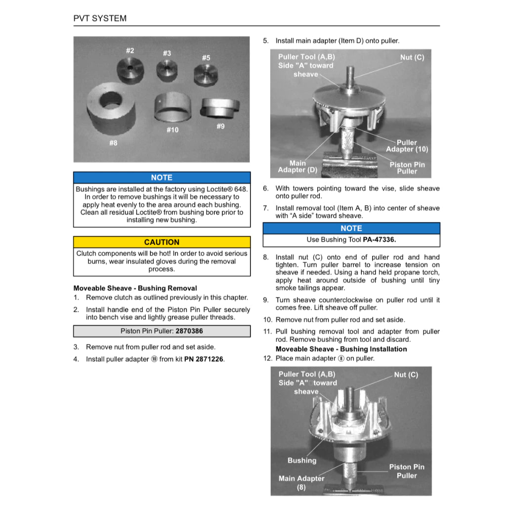 POLARIS RZR PRO XP/4 ATV (2017-2018) SERVICE WORKSHOP MANUAL