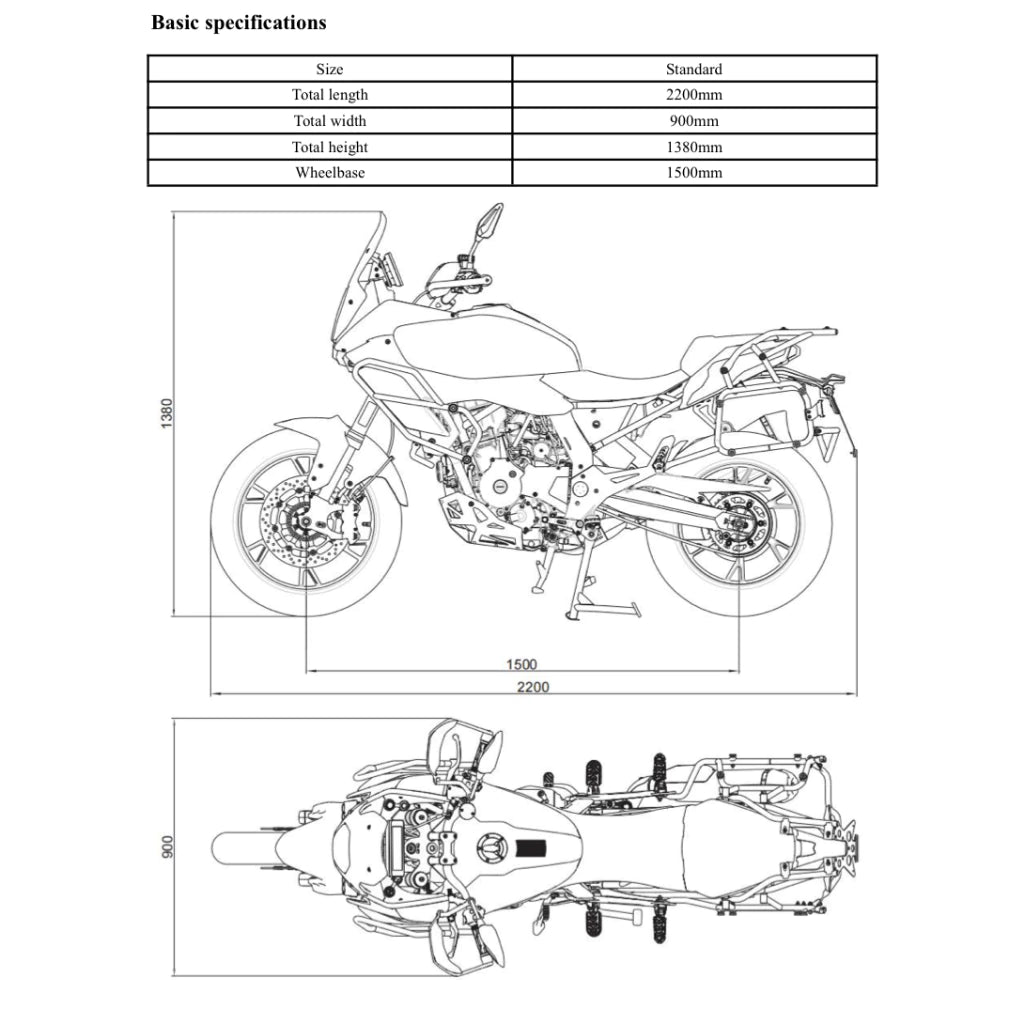 QJ MOTOR SRT550 SX (2024+) SERVICE WORKSHOP MANUAL + OWNER'S MANUAL