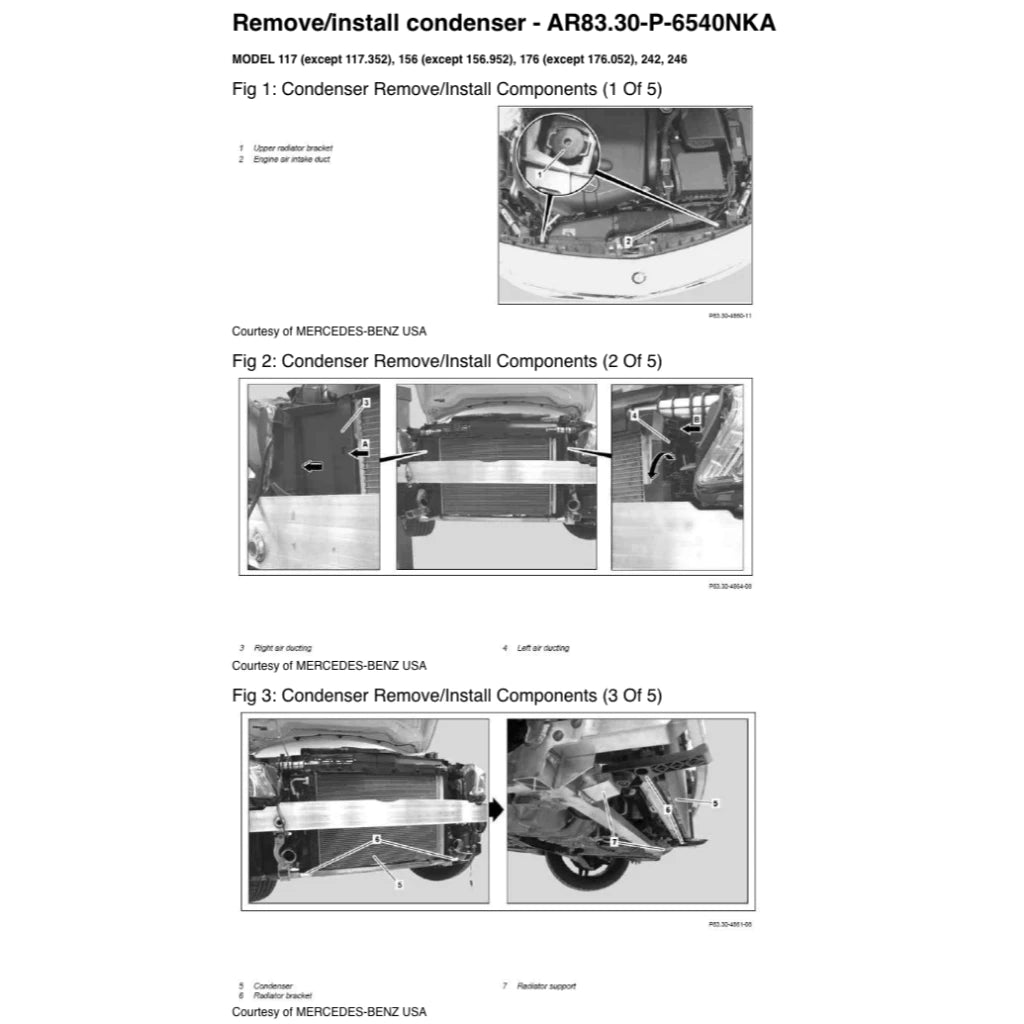 MERCEDES-BENZ GLA250 X156 (2014-2020) SERVICE WORKSHOP MANUAL