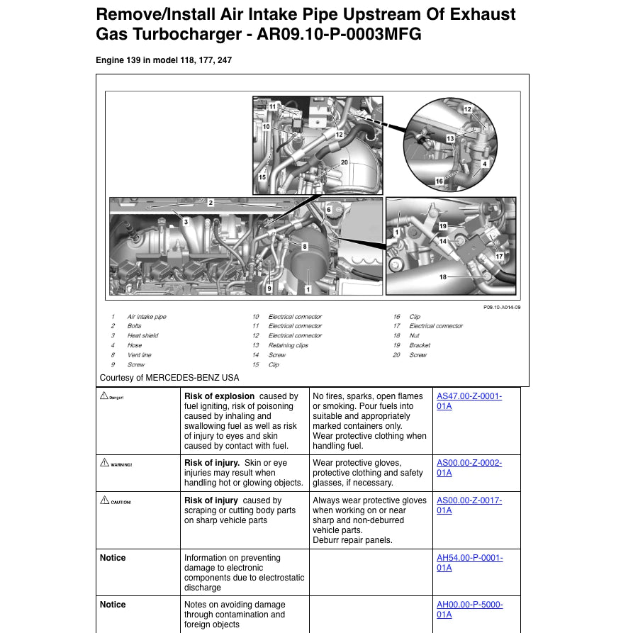 MERCEDES-BENZ GLA250 H247 (2020+) SERVICE WORKSHOP MANUAL