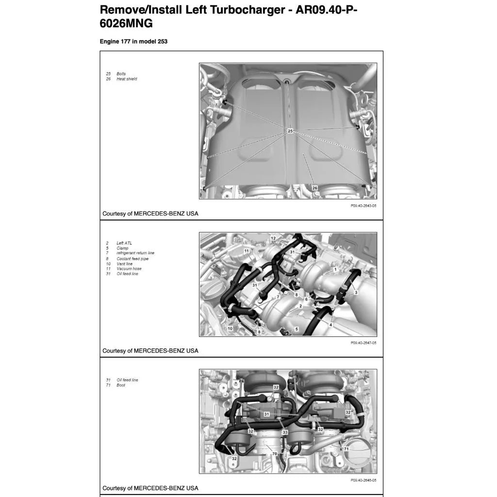 MERCEDES-BENZ GLC43 AMG X253 (2016-2022) SERVICE WORKSHOP MANUAL
