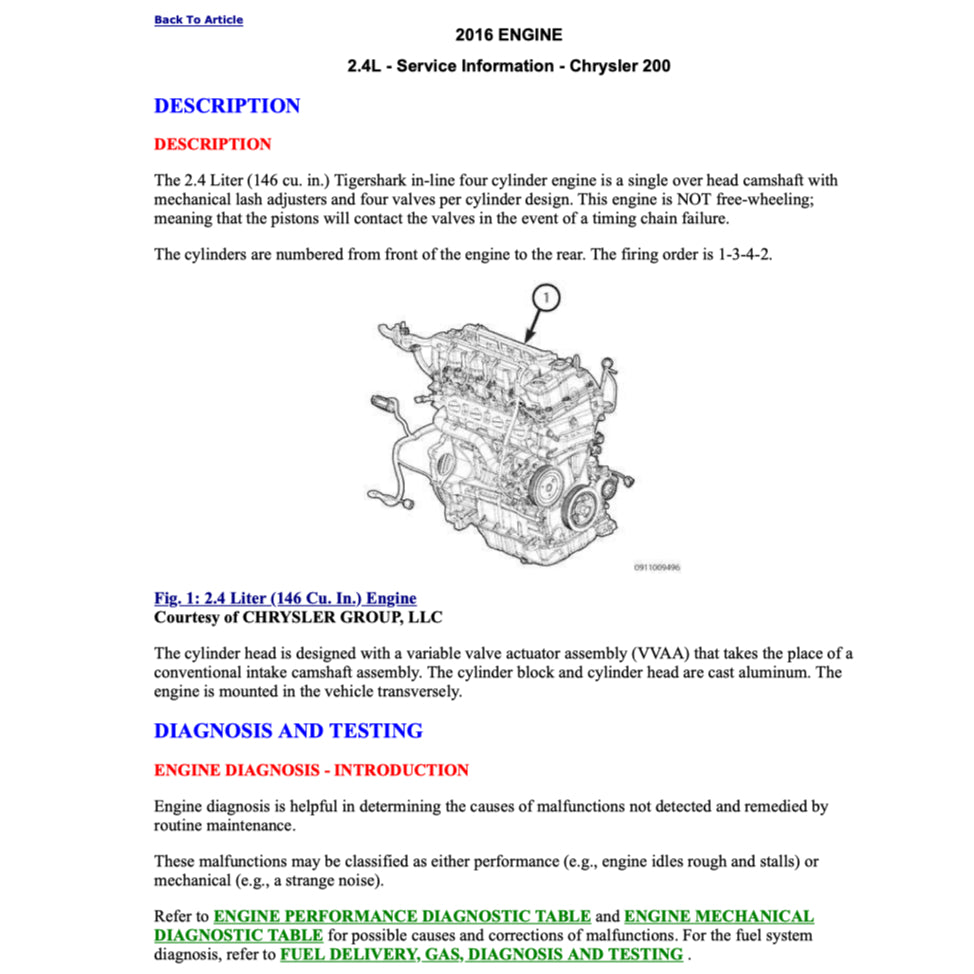 CHRYSLER 200 UF (2015-2017) SERVICE WORKSHOP MANUAL