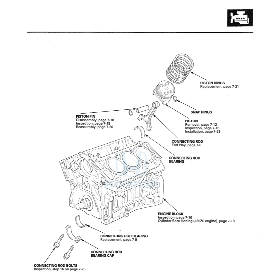 HONDA ACURA TL UA8-9 (2009-2014) SERVICE WORKSHOP MANUAL