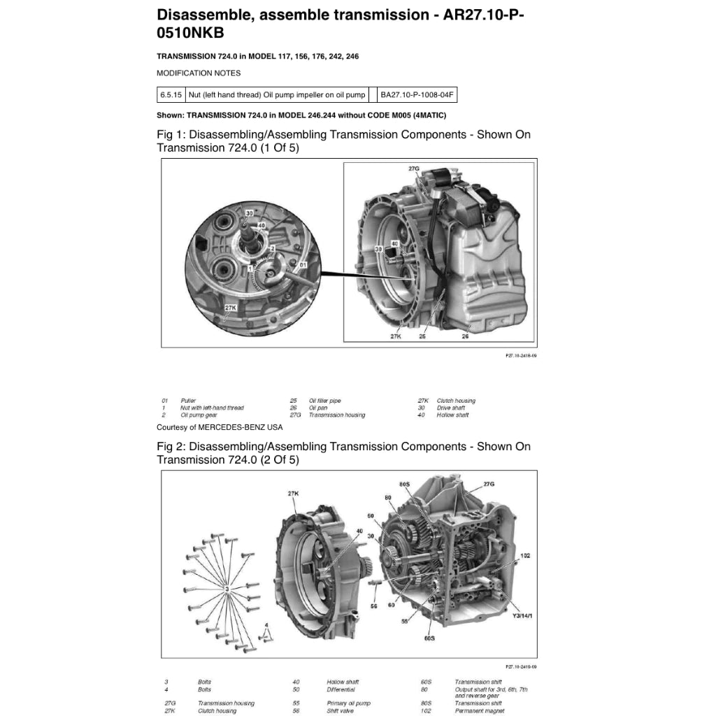 MERCEDES-BENZ GLA250 X156 (2014-2020) SERVICE WORKSHOP MANUAL