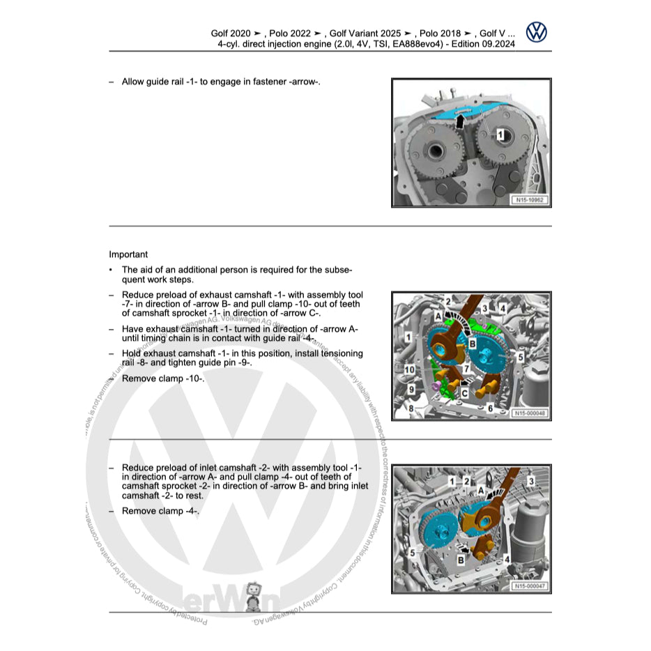 VW PASSAT B9 (2023+) SERVICE WORKSHOP MANUAL