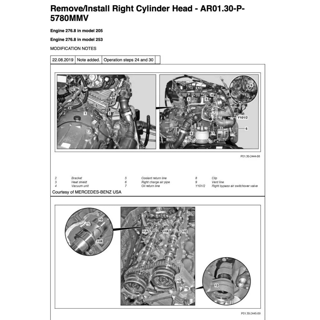 MERCEDES-BENZ GLC43 AMG X253 (2016-2022) SERVICE WORKSHOP MANUAL