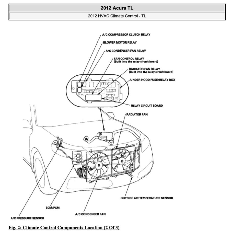 ACURA TL UA9 (2012-2014) SERVICE WORKSHOP MANUAL