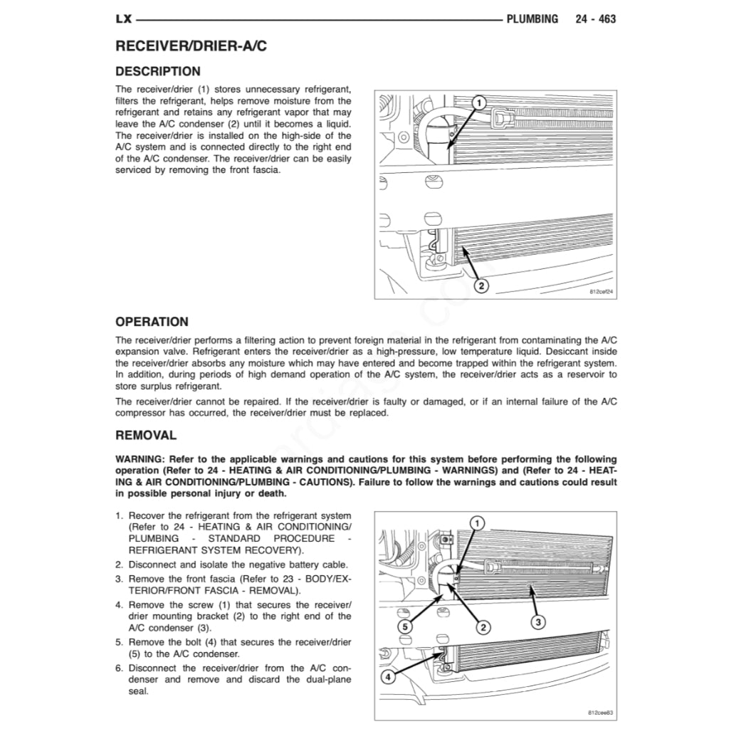 CHRYSLER 300 LX (2005-2010) SERVICE WORKSHOP MANUAL