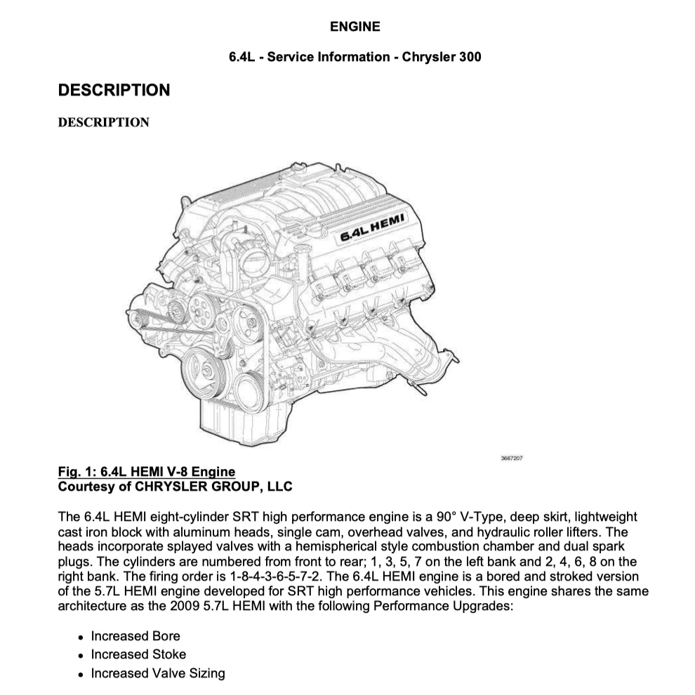 CHRYSLER 300 LD (2011-2023) SERVICE WORKSHOP MANUAL