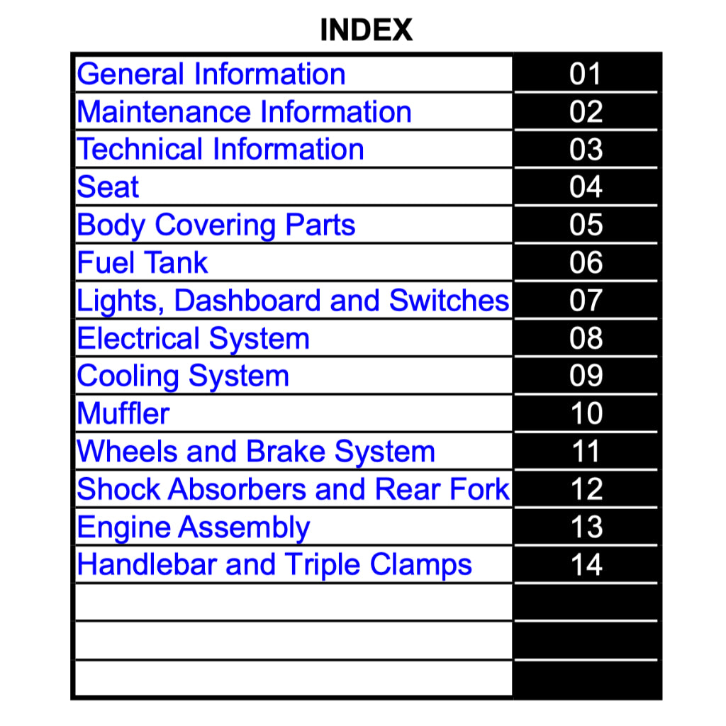 CFMOTO 300SR (2024+) SERVICE WORKSHOP MANUAL + OWNER'S MANUAL