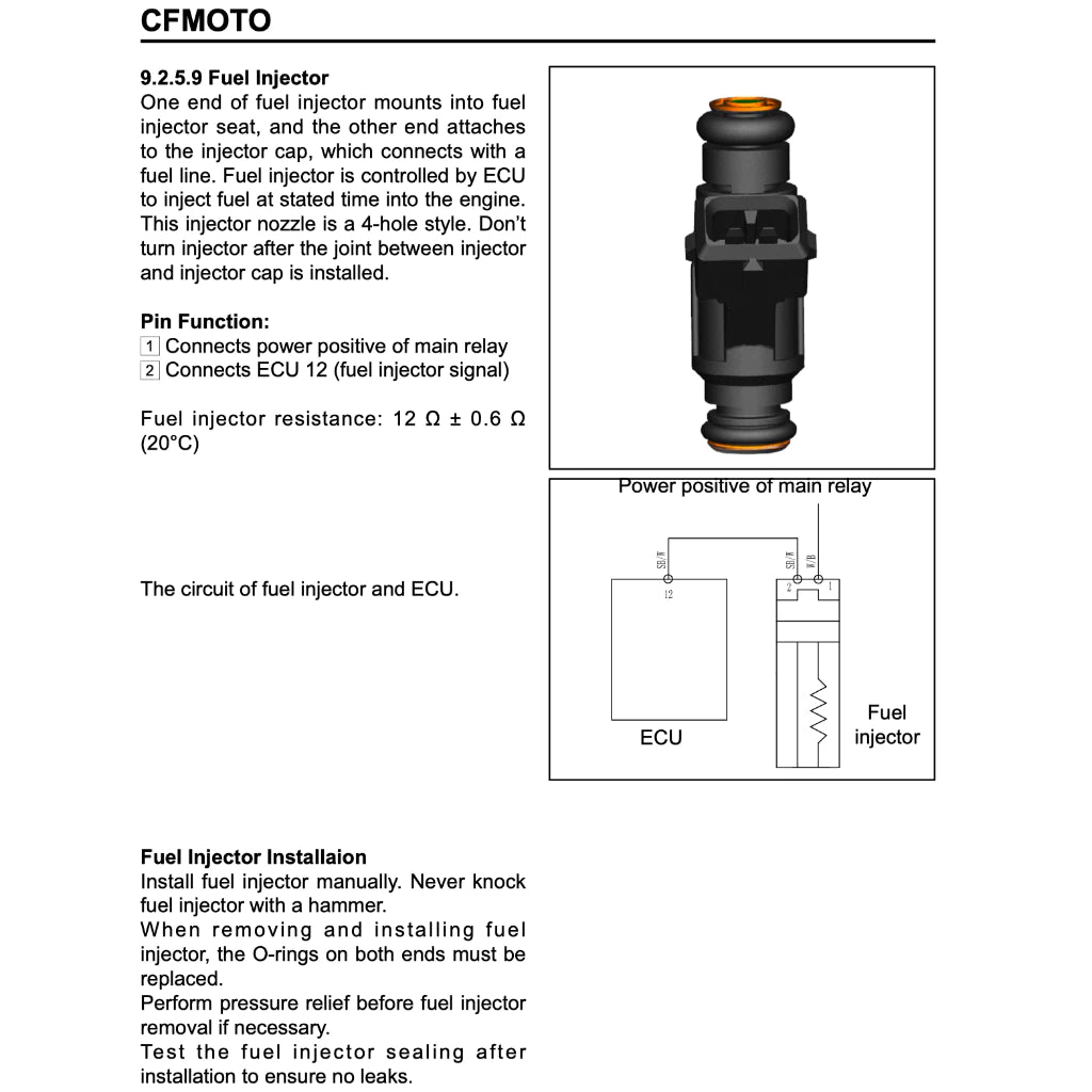 CFMOTO PAPIO CL (2025+) SERVICE WORKSHOP MANUAL + OWNER'S MANUAL