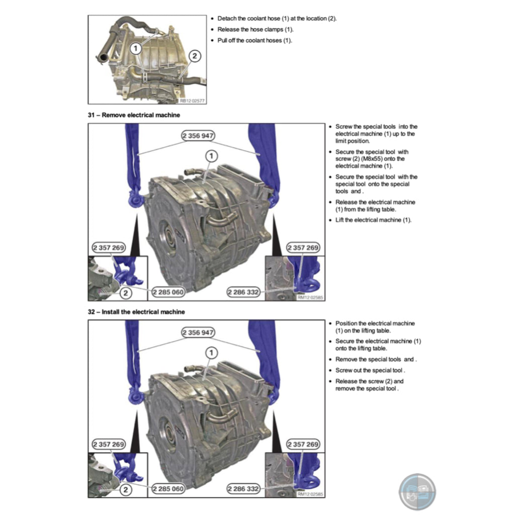 MINI COOPER SE EV (2020+) SERVICE WORKSHOP MANUAL