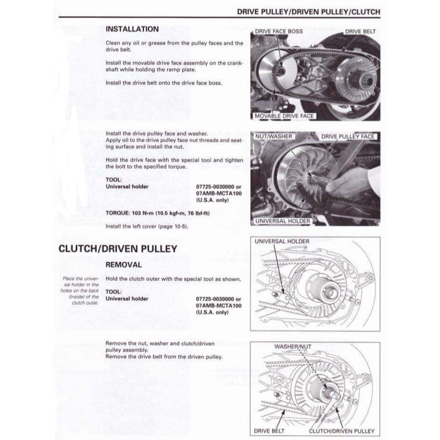 HONDA SILVER WING FSC600/A (2001-2005) SERVICE WORKSHOP MANUAL + PARTS CATALOGUE + OWNER'S MANUAL