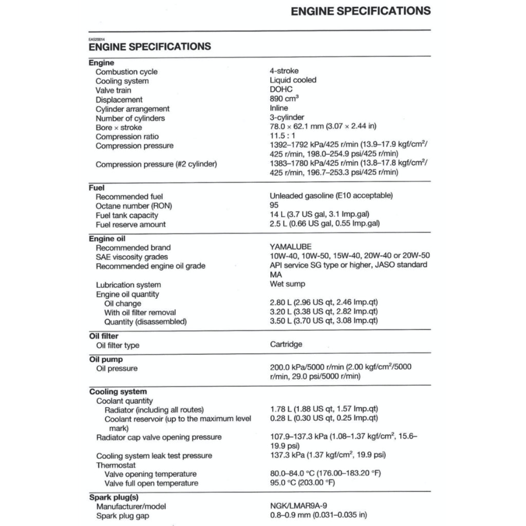 YAMAHA R9 YZF-R9 (2025+) SERVICE WORKSHOP MANUAL + PARTS CATALOGUE + OWNER'S MANUAL