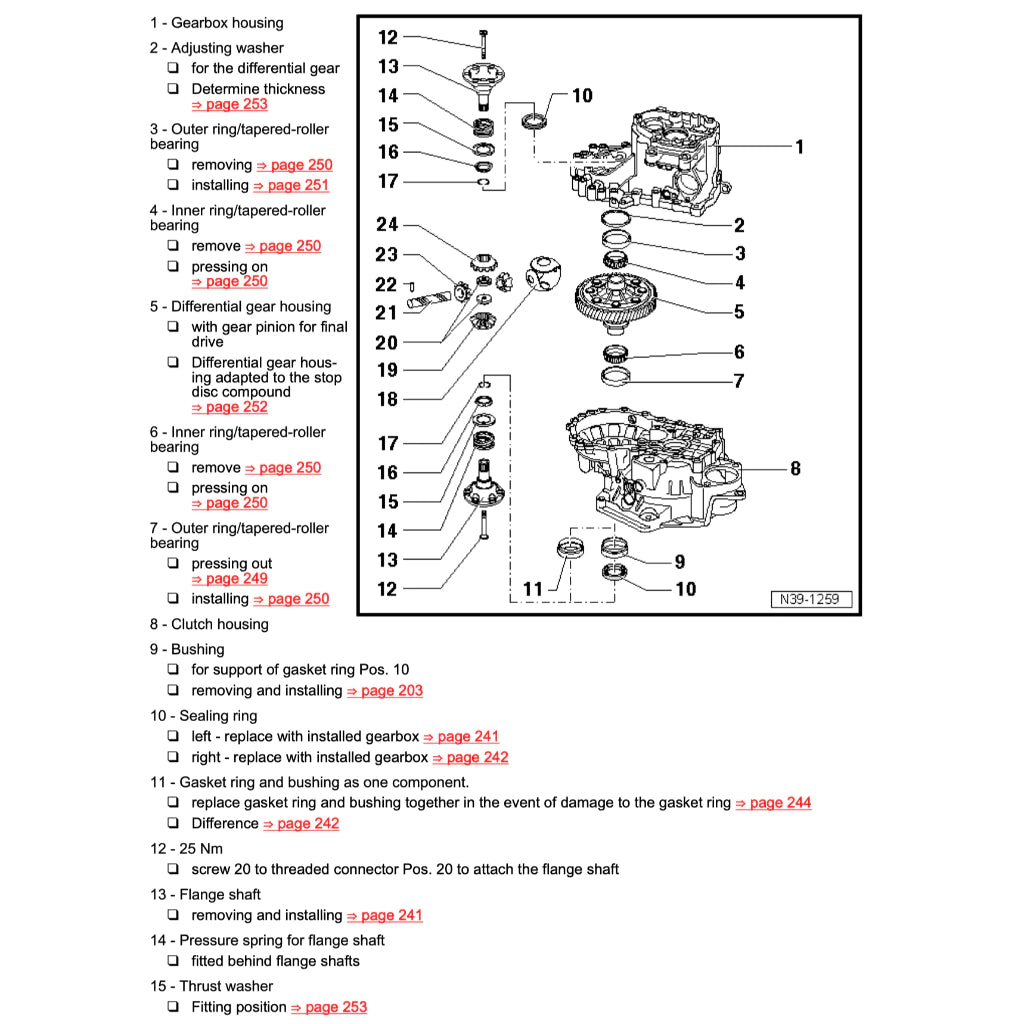 VW CADDY 4 SA (2015-2020) SERVICE WORKSHOP MANUAL
