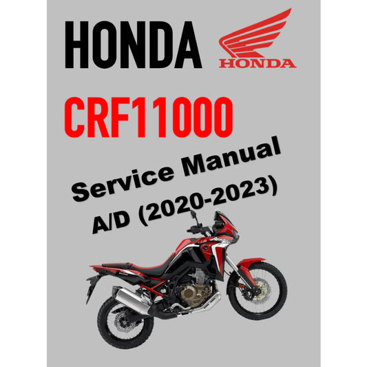 HONDA AFRICA TWIN CRF 1100 A/D (2020-2023) SERVICE WORKSHOP MANUAL + PARTS CATALOGUE + OWNER'S MANUAL