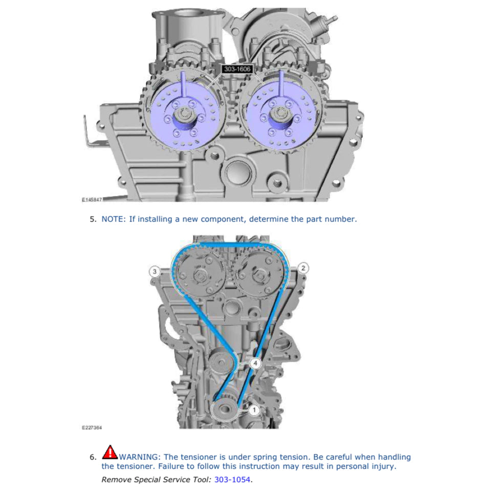 FORD ENGINE ECOBOOST 1.0L SERVICE WORKSHOP MANUAL  - FORD FIESTA 2008-2021 / FORD FOCUS 2011-2021