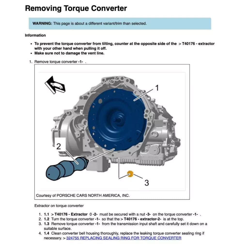 PORSCHE CAYENNE 9YA (2019-2025) SERVICE WORKSHOP MANUAL