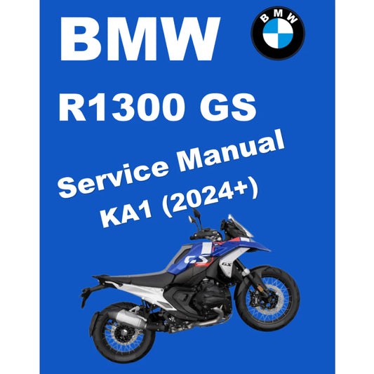 BMW R1300 GS (2024+) SERVICE MANUAL + RIDER'S MANUAL + PARTS CATALOGUE - CHINESE LANGUAGE