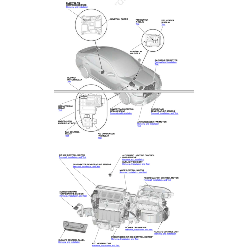 HONDA INSIGHT ZE4 (2018-2023) SERVICE WORKSHOP MANUAL