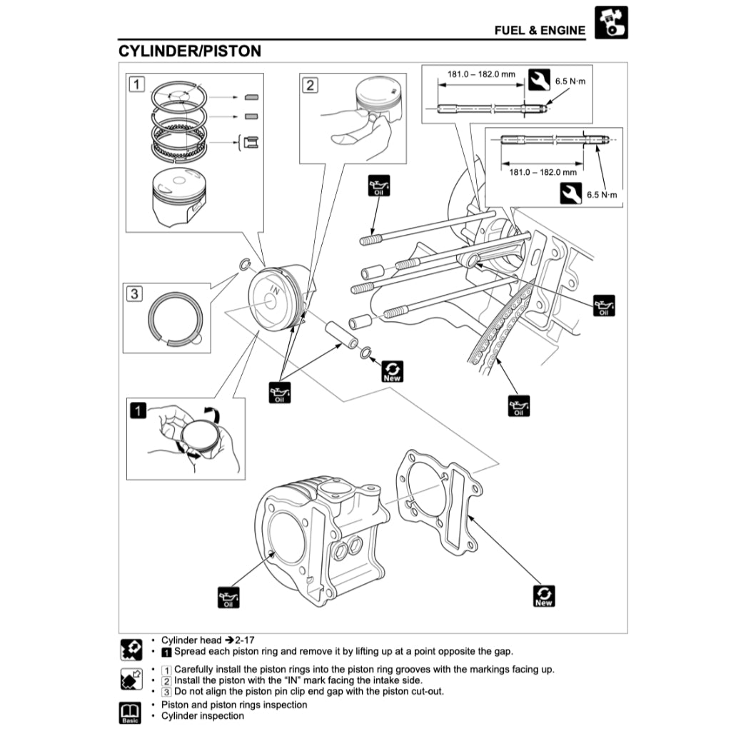 HONDA ELITE 125 NSC125H (2017-2023) SERVICE WORKSHOP MANUAL