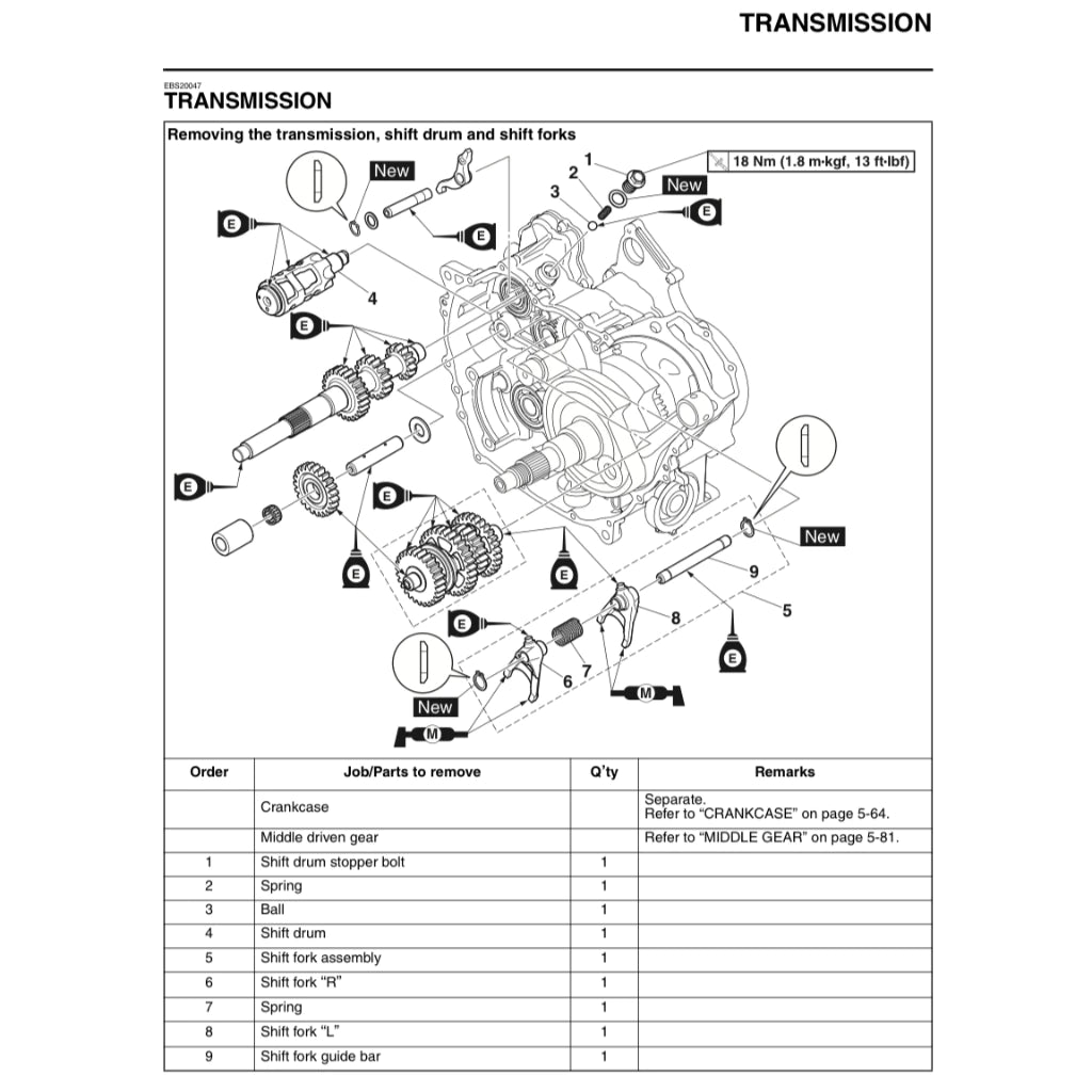 YAMAHA GRIZZLY YF/M 70/700 EPS (2016-2018) ATV SERVICE WORKSHOP MANUAL