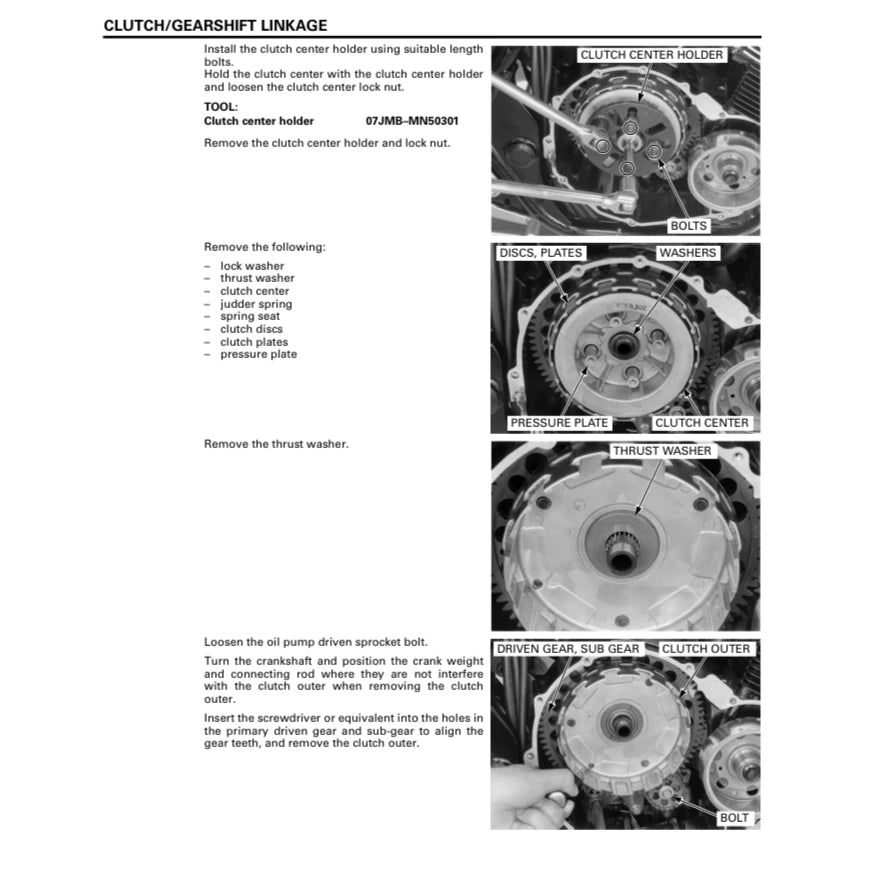 HONDA CB400SF SUPER FOUR & BOL D'OR VTEC NC39 (2004-2007) SERVICE WORKSHOP MANUAL + PARTS CATALOGUE+ OWNER MANUAL