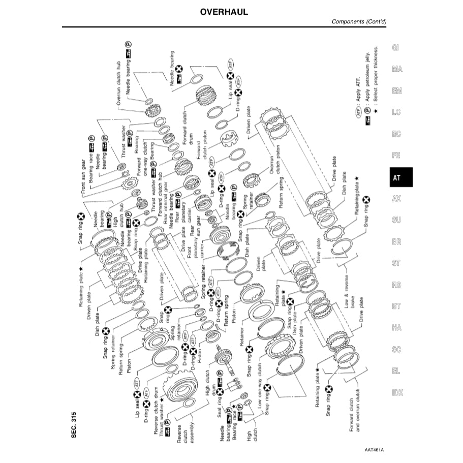 NISSAN QUEST V41 (1999-2003) SERVICE WORKSHOP MANUAL