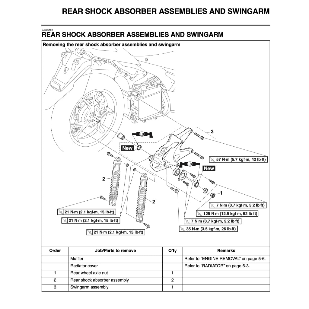 YAMAHA NVX155 V2 (2021+) SERVICE WORKSHOP MANUAL + PARTS CATALOGUE + OWNER'S MANUAL