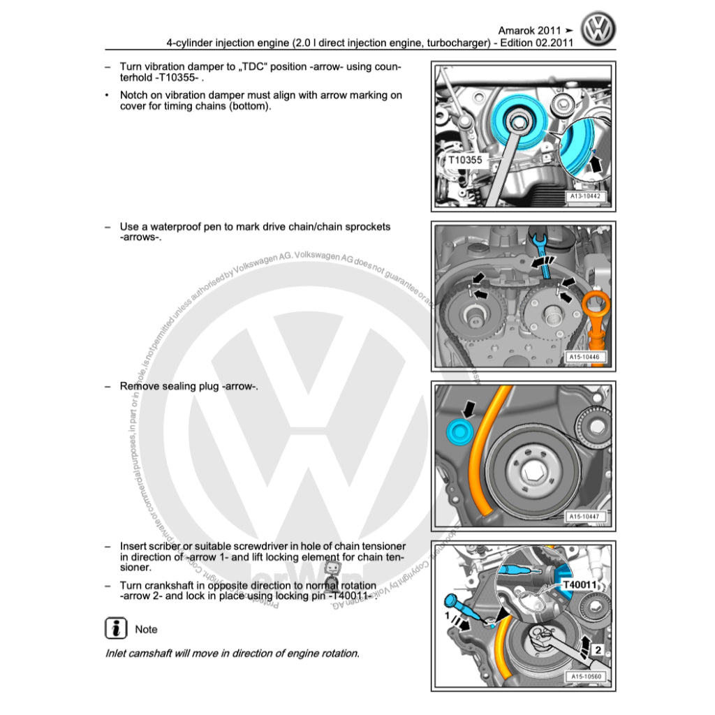 VW AMAROK S6/S7 (2017-2021) SERVICE WORKSHOP MANUAL