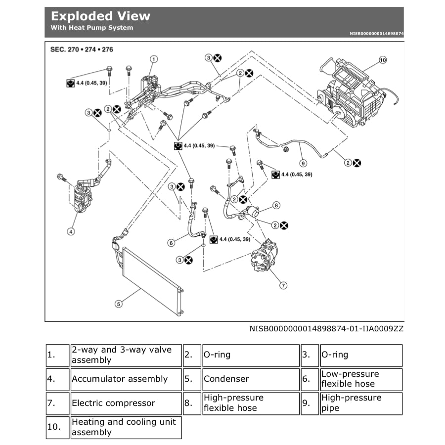 NISSAN LEAF ZE1 (2018-2025) SERVICE WORKSHOP MANUAL