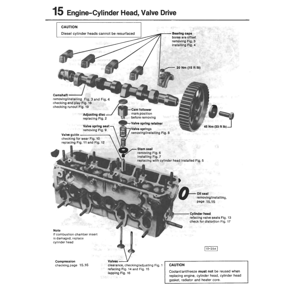 VW TRANSPORTER /CAMPER T3/T25 (1980-1991) SERVICE WORKSHOP MANUAL