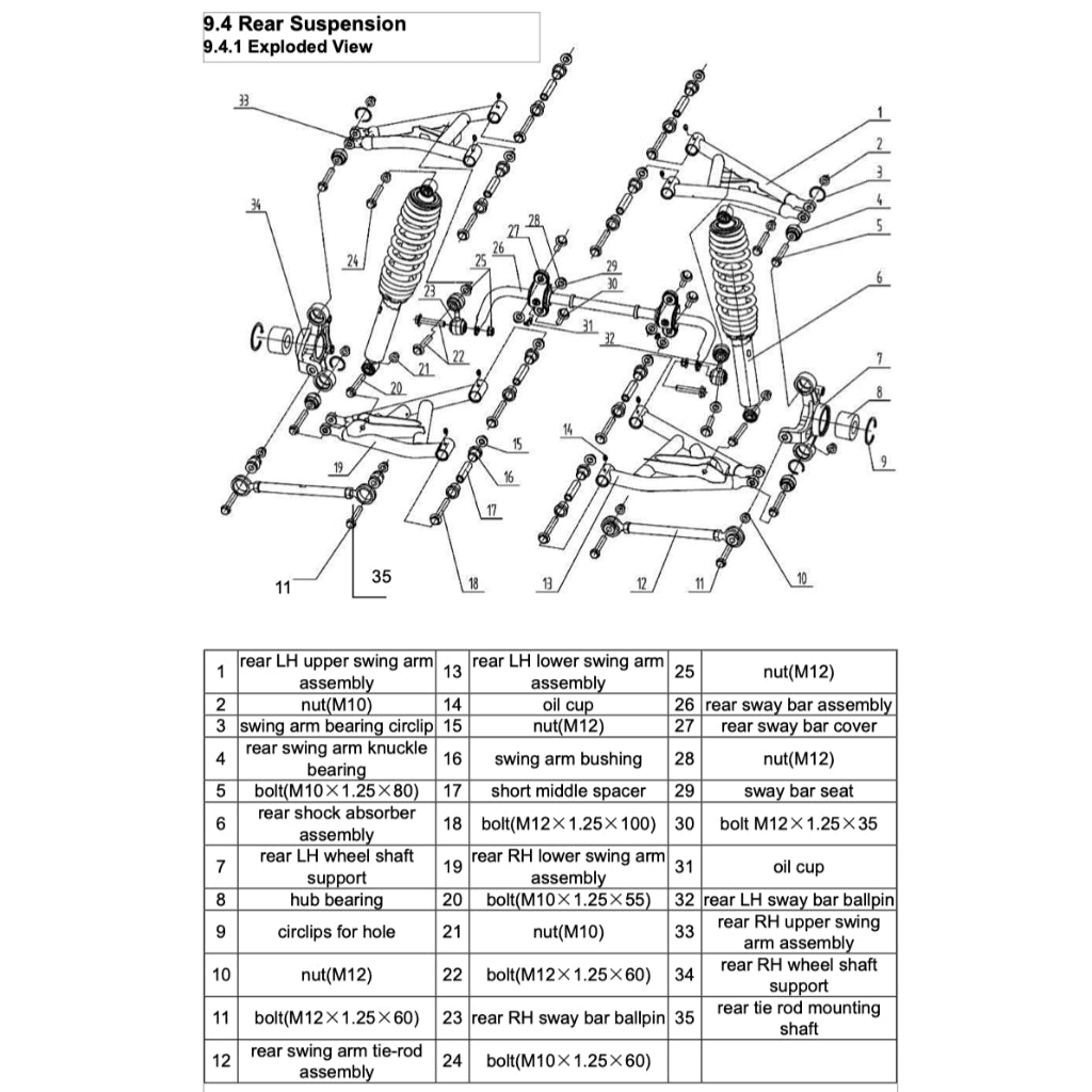 CFMOTO Z-FORCE ZFORCE (2025+) ATV SERVICE WORKSHOP MANUAL + OWNER'S MANUAL
