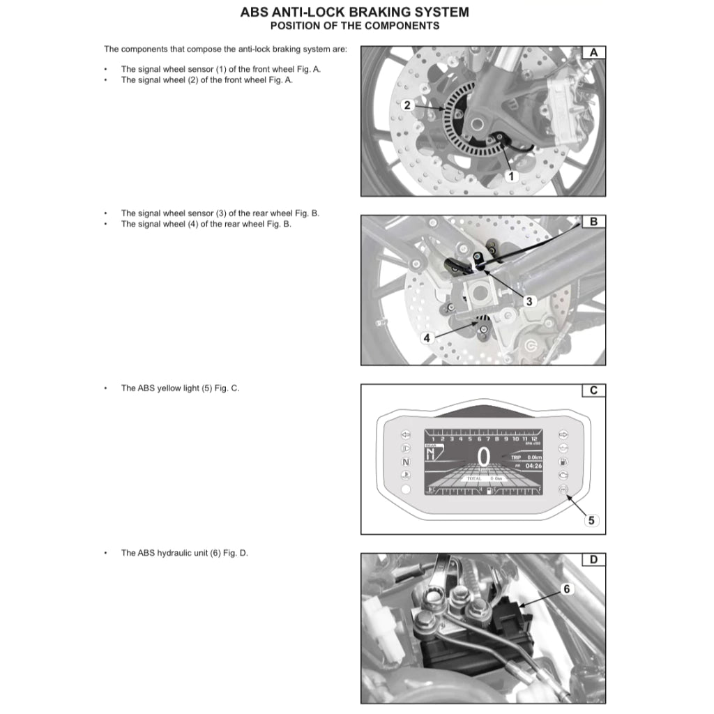 BENELLI 752S (2020+) SERVICE WORKSHOP MANUAL + PARTS CATALOGUE + OWNER'S MANUAL