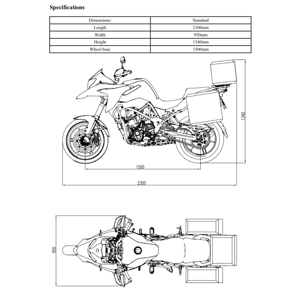 QJMOTOR QJ MOTOR SRT700 / X (2023+) SERVICE WORKSHOP MANUAL + OWNER'S MANUAL