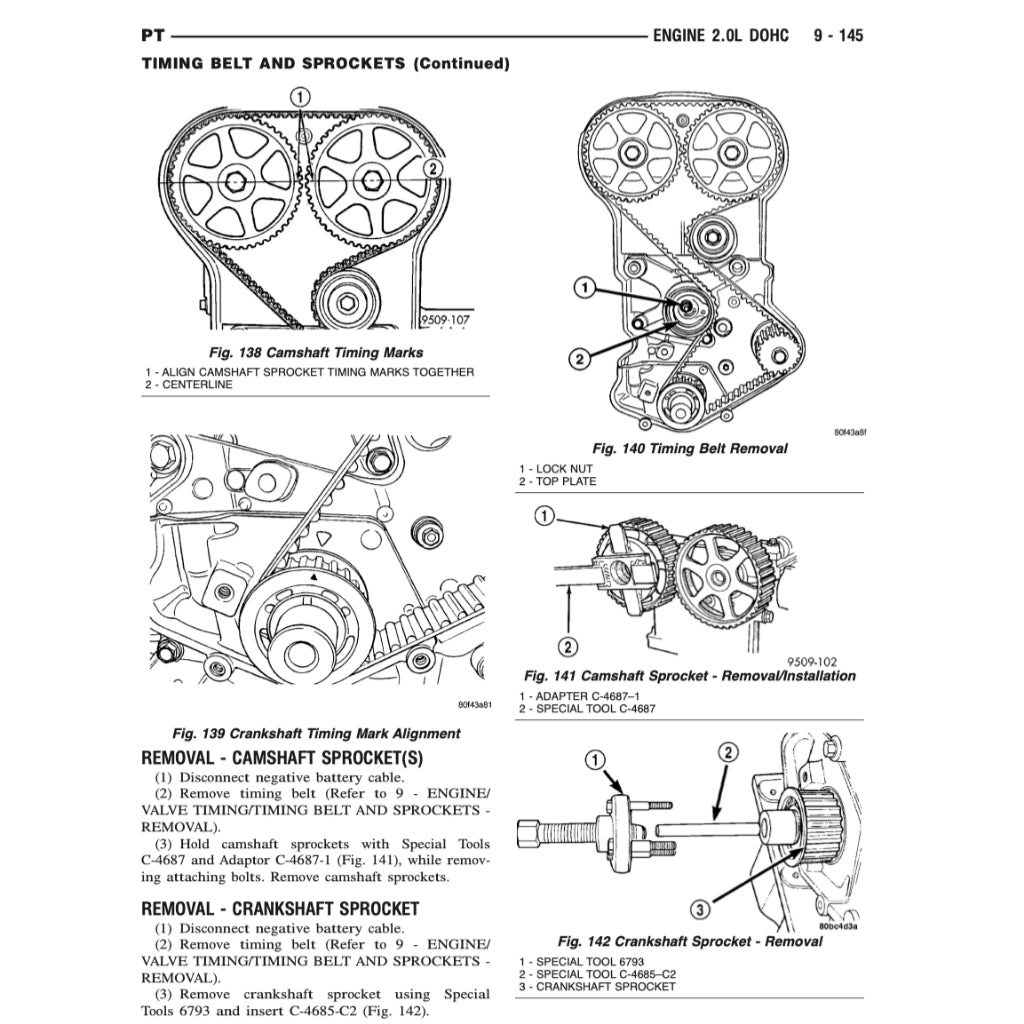 CHRYSLER PT CRUISER (2000-2010) SERVICE WORKSHOP MANUAL