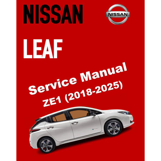 NISSAN LEAF ZE1 (2018-2025) SERVICE WORKSHOP MANUAL
