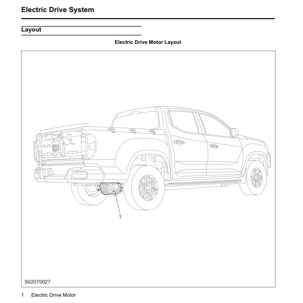MAXUS T90 EV (2022+) SERVICE WORKSHOP MANUAL