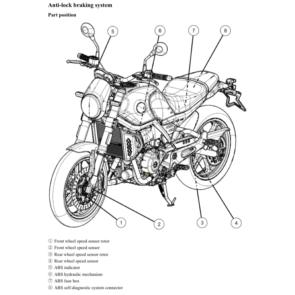 QJMOTOR QJ MOTOR SRV550 / 600 (2021+) SERVICE WORKSHOP MANUAL + OWNER'S MANUAL