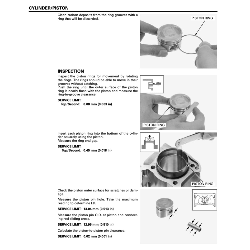 HONDA ELITE 110 NHX110 (2009-2016) SERVICE WORKSHOP MANUAL